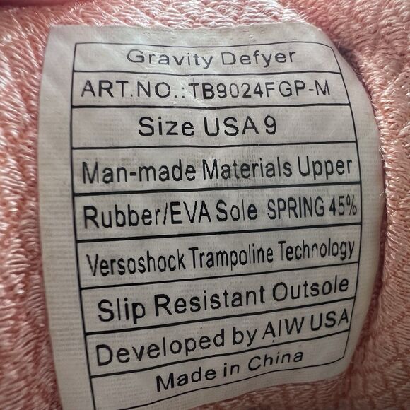 GDefy Gravity Defyer Mighty Walk Shoes Comfort Sneakers Women's Size 9 READ - Picture 8 of 8